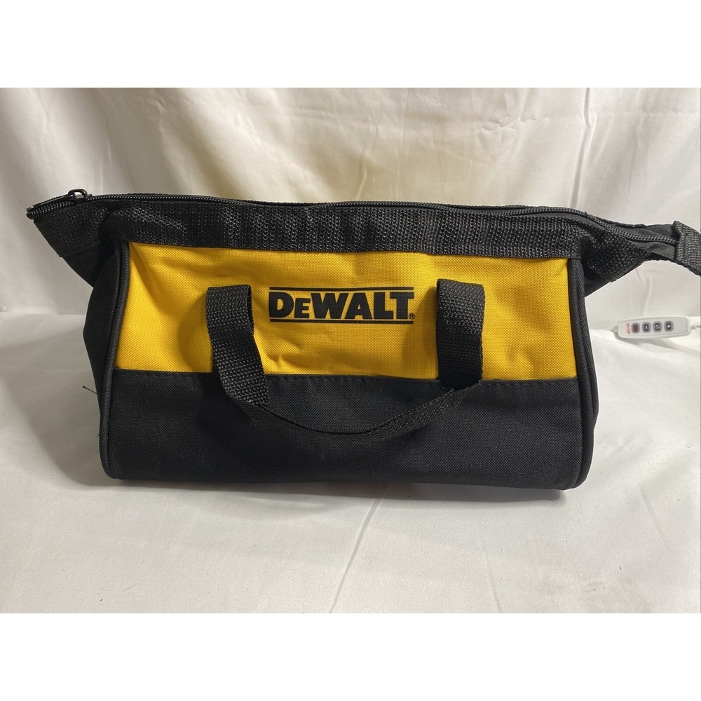 DeWalt Bag 11x8x6 Small Heavy Duty Nylon Canvas Contractor Tool Bag Case - Picture 9 of 10